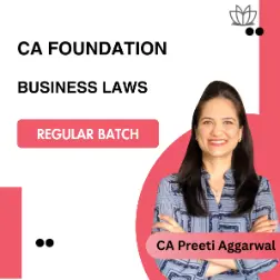 CA Foundation Business Laws Regular Batch